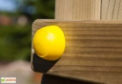 Aire De Jeux Avec Portique Et Corde à Nœuds En Bois De Pin Traité Gaia -Solid || Axi || EXIT TOYS Soldes Boutique aire jeux portique corde n uds bois pin traite gaia 3