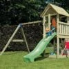 Aire De Jeux Kiosk En Bois Autoclave Avec Toboggan Et Portique -Solid || Axi || EXIT TOYS Soldes Boutique aire jeux tour enfants bois autoclave toboggan portique kiosk