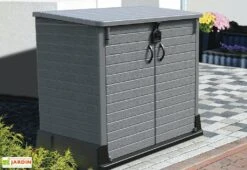 Armoire De Jardin En Résine – 850 L -Solid || Axi || EXIT TOYS Soldes Boutique armoire rangement exte rieur 03