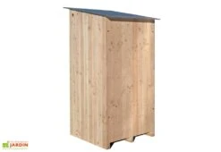 Abri De Jardin En Bois Pour Toilettes Sèches Ventarèl - 120 X 105 X 215 Cm -Solid || Axi || EXIT TOYS Soldes Boutique arriere cabine en bois