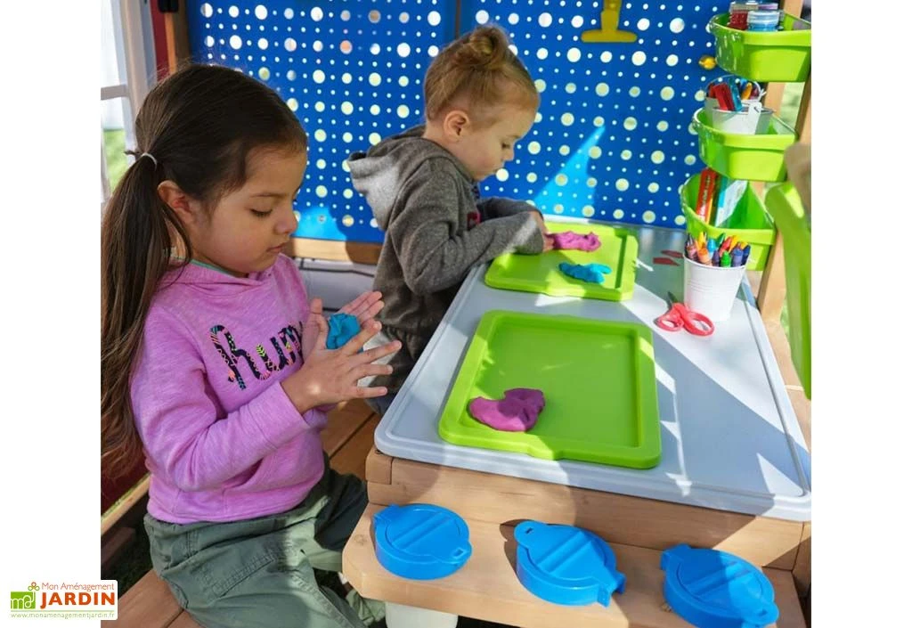 KidKraft Cabane Pour Enfant En Bois Hobby Workshop 6 KidKraft Cabane Pour Enfant En Bois Hobby Workshop – Image 4