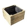 Bac à Fleurs Carré En Bois Traité Oslo - 38 Litres -Solid || Axi || EXIT TOYS Soldes Boutique bac a fleurs carre en bois de pin
