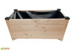 Bac à Fleurs Rectangulaire En Bois Douglas Non Traité - Premium