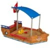 KidKraft Bac à Sable En Bois Bateau De Pirate 200 Cm -Solid || Axi || EXIT TOYS Soldes Boutique bac a sable bateau pirate bois jardin enfant