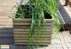 Bac à Fleurs En Bois De Pin Traité Autoclave KÜB 60 X 60 Cm -Solid || Axi || EXIT TOYS Soldes Boutique bac fleurs carre bois pin