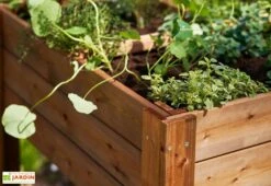 Carré Potager En Bois Autoclave Sur Pieds 80 X 80 Cm H. 88 Cm - Rezekne -Solid || Axi || EXIT TOYS Soldes Boutique bac potager bois sur pieds ekju 253394