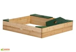 Axi Bac à Sable En Bois De Hemlock Amy 10 Axi Bac à Sable En Bois De Hemlock Amy -Solid || Axi || EXIT TOYS Soldes Boutique bac sable amy bois imputrescible 115x115x22cm rangements assises