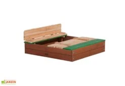Axi Bac à Sable Avec Bancs En Bois De Hemlock Ella 95 X 100 Cm -Solid || Axi || EXIT TOYS Soldes Boutique bac sable bancs bois hemlock ella 95x100cm 1