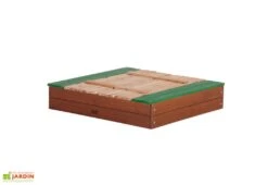 Axi Bac à Sable Avec Bancs En Bois De Hemlock Ella 95 X 100 Cm -Solid || Axi || EXIT TOYS Soldes Boutique bac sable bancs bois hemlock ella 95x100cm
