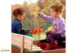 Axi Bac à Sable Avec Bancs En Bois De Hemlock Ella 95 X 100 Cm -Solid || Axi || EXIT TOYS Soldes Boutique bac sable bancs bois hemlock ella 95x100cm 4