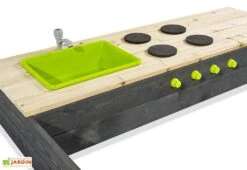 EXIT TOYS Bac à Sable Avec Cuisine En Bois De Cèdre Aksent 140 X 200 Cm 11 EXIT TOYS Bac à Sable Avec Cuisine En Bois De Cèdre Aksent 140 X 200 Cm -Solid || Axi || EXIT TOYS Soldes Boutique bac sable cuisine bois cedre aksent 140 200 cm 5