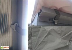 Bâche Pour Carport En Aluminium Et Toiture Polycarbonate -Solid || Axi || EXIT TOYS Soldes Boutique bache pvc carport aluminium polycarbonate