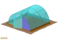 Bâche De Pignon Avant Côté Pour Serre De Jardin Tunnel Richel 4,5