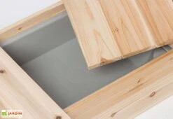 Pinolino Bac à Sable En Bois 120 L 118 X 112 Cm – Lennart -Solid || Axi || EXIT TOYS Soldes Boutique bacs plastique refermable bac a sable bois 120l