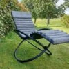 Bain De Soleil Design En Aluminium Swing Luxe 74 X 166 Cm -Solid || Axi || EXIT TOYS Soldes Boutique bain soleil swing gris clair 1