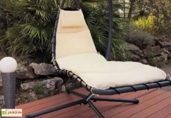 Balancelle Celest Acier Ombrelle Orientable -Solid || Axi || EXIT TOYS Soldes Boutique balancelle acier hamac suspendu celest 3