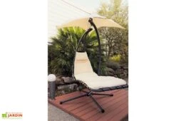 Balancelle Celest Acier Ombrelle Orientable -Solid || Axi || EXIT TOYS Soldes Boutique balancelle acier hamac suspendu celest 4