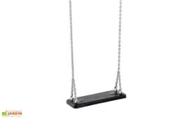 Balançoire Caoutchouc Basic + Chaînes Galva Pour Collectvités (2,5m)