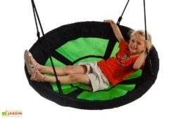 Balançoire Nid D'Oiseau Swibee Ø98cm Verte