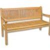 Banc De Jardin En Bois De Teck Gentle 55 X 150 Cm -Solid || Axi || EXIT TOYS Soldes Boutique banc jardin bois teck gentle 55x150cm