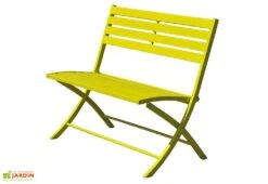Banc Pliant En Aluminium Marius -Solid || Axi || EXIT TOYS Soldes Boutique banc pliant aluminium jaune