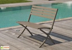 Banc Pliant En Aluminium Marius