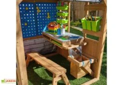 KidKraft Cabane Pour Enfant En Bois Hobby Workshop 12 KidKraft Cabane Pour Enfant En Bois Hobby Workshop -Solid || Axi || EXIT TOYS Soldes Boutique banc table enfant cabane kidkraft
