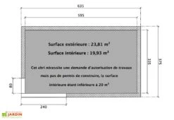 Bungalow Design Studio Avec Baie Dans L'angle (635x375) 11 Bungalow Design Studio Avec Baie Dans L'angle (635x375) -Solid || Axi || EXIT TOYS Soldes Boutique bungalow design studio angle 365x375 plan