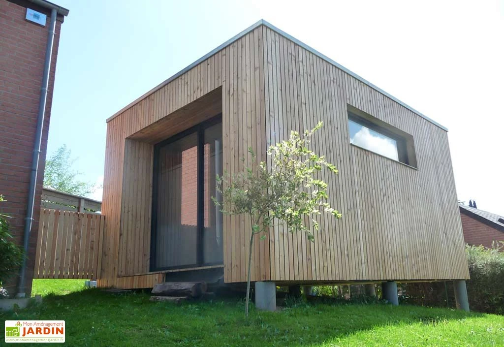 Chalet En Bois Habitable 17 M² - Bungalow Design Studio 500 X 340 Cm 3 Chalet En Bois Habitable 17 M² - Bungalow Design Studio 500 X 340 Cm
