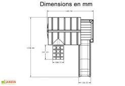 Step2 Aire De Jeux En Bois Et Plastique Avec Cabane Et Toboggan Woodland -Solid || Axi || EXIT TOYS Soldes Boutique cabane aire de jeux enfants woodland step2 toboggan 8