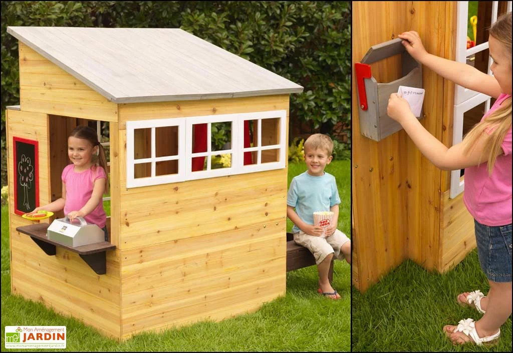 KidKraft Maison Enfant Bois + Table Pique Nique 4 KidKraft Maison Enfant Bois + Table Pique Nique – Image 2