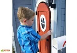 Cabane En Bois Maison D’Enfants De Jardin Equipée Spring Cottage -Solid || Axi || EXIT TOYS Soldes Boutique cabane bois maison enfant jardin cedre tropical spring cottage equipee 2 1