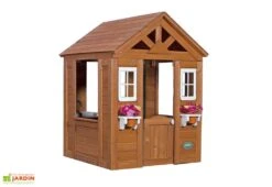 Cabane En Bois Maison D’Enfants De Jardin Equipée Timberlake -Solid || Axi || EXIT TOYS Soldes Boutique cabane bois maison enfant jardin cedre tropical timberlake 3