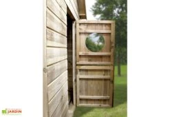 Cabane Maison D’Enfants En Bois Traité Hacienda + Abri 2 X 2,5 M -Solid || Axi || EXIT TOYS Soldes Boutique cabane carry 2