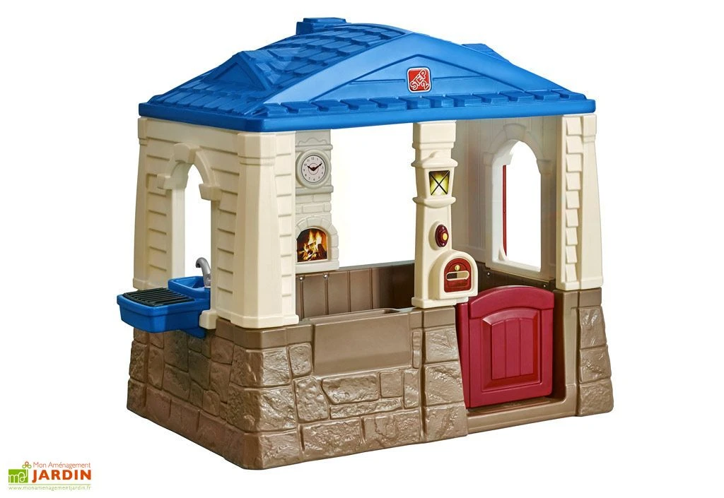 Step2 Cabane De Jardin Enfant En Plastique - Maison Neat & Tidy Bleue 3 Step2 Cabane De Jardin Enfant En Plastique - Maison Neat & Tidy Bleue