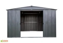 Abri De Jardin En Acier Galvanisé 8,5 M² -Solid || Axi || EXIT TOYS Soldes Boutique cabane jardin acier galvanise noir 1