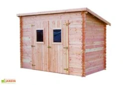 Abri De Jardin En Bois Douglas 20 Mm Monopente – 5,20 M² : 1,71 X 3,04 M -Solid || Axi || EXIT TOYS Soldes Boutique cabane jardin bois douglas habrita monopente 5m2