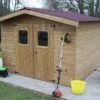 Abri De Jardin En Bois D’épicéa Traité Thermabri – 9 M² -Solid || Axi || EXIT TOYS Soldes Boutique cabane jardin bois traite thermabri 9 m 2 1