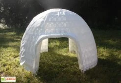 Cabane Pour Enfant Structure Igloo En PEHD ⌀152 Cm – Tinygloo 2 Portes -Solid || Axi || EXIT TOYS Soldes Boutique cabane jeu enfant igloo blanc tinygloo toile