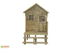 Cabane En Bois Traité Autoclave Maison D’Enfants Sur Pilotis Lena