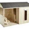 Cabane Maison D’Enfants En Bois Brut Jazz + Abri – 1,5 X 2,5 M 1 Cabane Maison D’Enfants En Bois Brut Jazz + Abri – 1,5 X 2,5 M -Solid || Axi || EXIT TOYS Soldes Boutique cabane maisonnette enfant bois brut abri jazz soulet