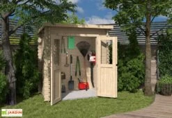 Abri De Jardin En Bois D’épicéa FSC – 230 X 120 X 204 Cm