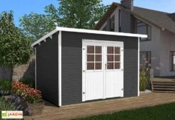 Abri De Jardin En Bois D’épicéa 219 Weka-Line T1 - 5,64 M² -Solid || Axi || EXIT TOYS Soldes Boutique cabanon jardin bois 219 weka line t1 anthracite