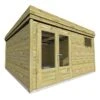 Abri De Jardin En Bois De Pin Traité Et Toiture Bac Acier – 17,64 M² -Solid || Axi || EXIT TOYS Soldes Boutique cabanon jardin bois traite