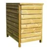 Cache Poubelle En Bois Traité 77,5 X 96,5 X 120 Cm – Preston -Solid || Axi || EXIT TOYS Soldes Boutique cache poubelle preston 1