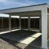 Carport Double En Acier Galvanisé Pompei – 29 M² -Solid || Axi || EXIT TOYS Soldes Boutique carport 2 voitures acier galvanise pompei
