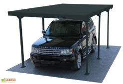Carport En Acier Epoxy Anthracite 15 M2 Duramax Palladium 5 X 3 M -Solid || Axi || EXIT TOYS Soldes Boutique carport acier galvanise gris anthracite duramax palladium 543x287cm 1