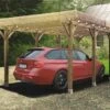 Solid Carport Bois Autoclave Modulable 4 X 5 M -Solid || Axi || EXIT TOYS Soldes Boutique carport bois autoclave modulable 4x5m
