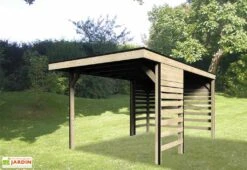 Carport En Bois 1 Voiture (4,80x2,98m)