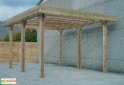 Solid Carport Bois Autoclave Modulable 4 X 5 M -Solid || Axi || EXIT TOYS Soldes Boutique carport bois modulable 4x5 1